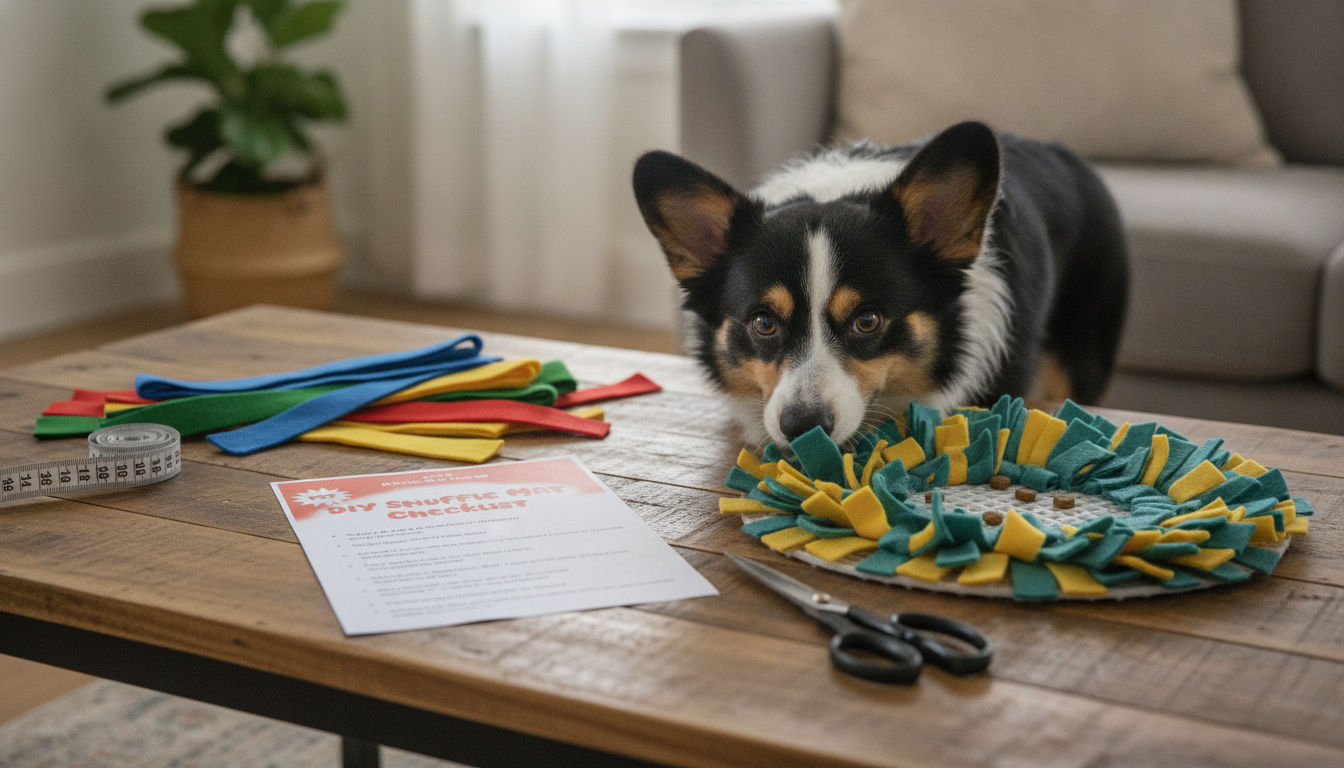DIY Snuffle Mat Checklist: Easy Nose-Work Enrichment